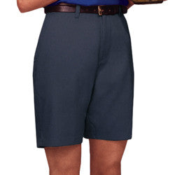 Ladies Twill Flat Front Shorts