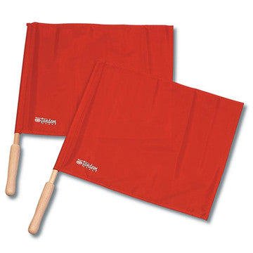 Tandem Flags, Wooden Handle (Set of 2)